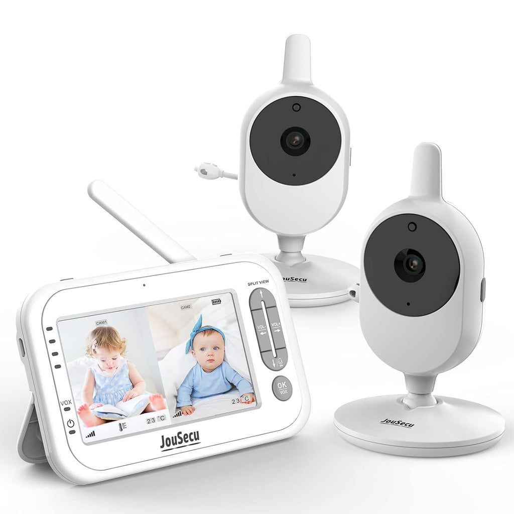 Baby Monitor with Camera and Audio 4.3 Inches LCD Split Screen P943
