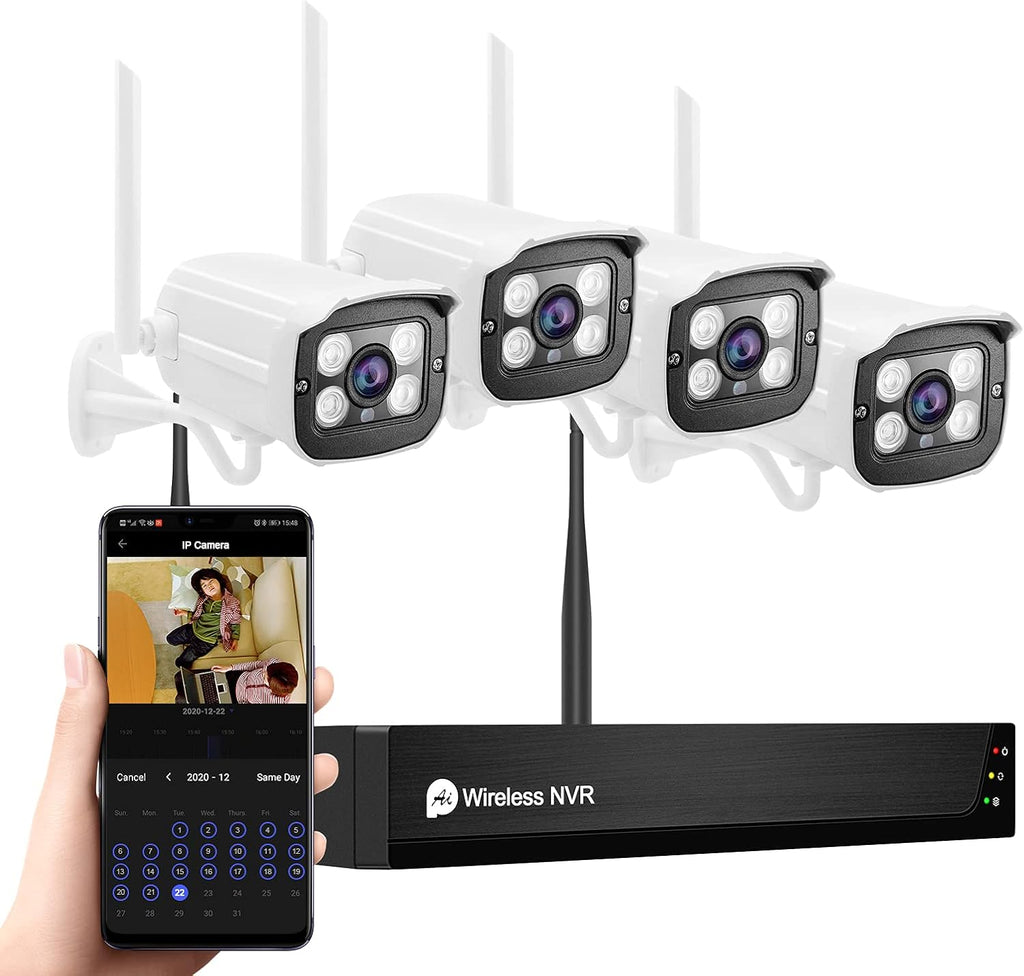 1080P 8CH Wireless Security Camera System with 1TB Hard Drive F7453