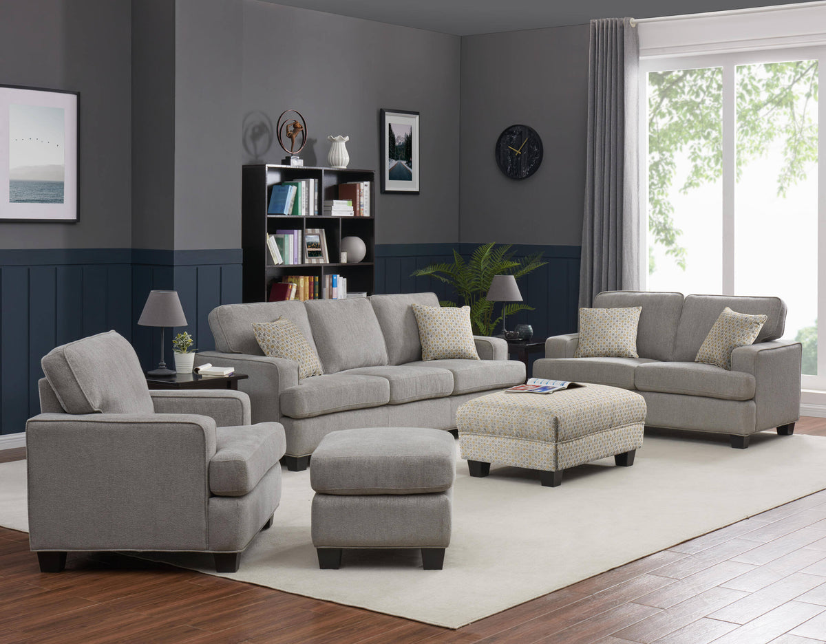 Grey Loveseat E5746