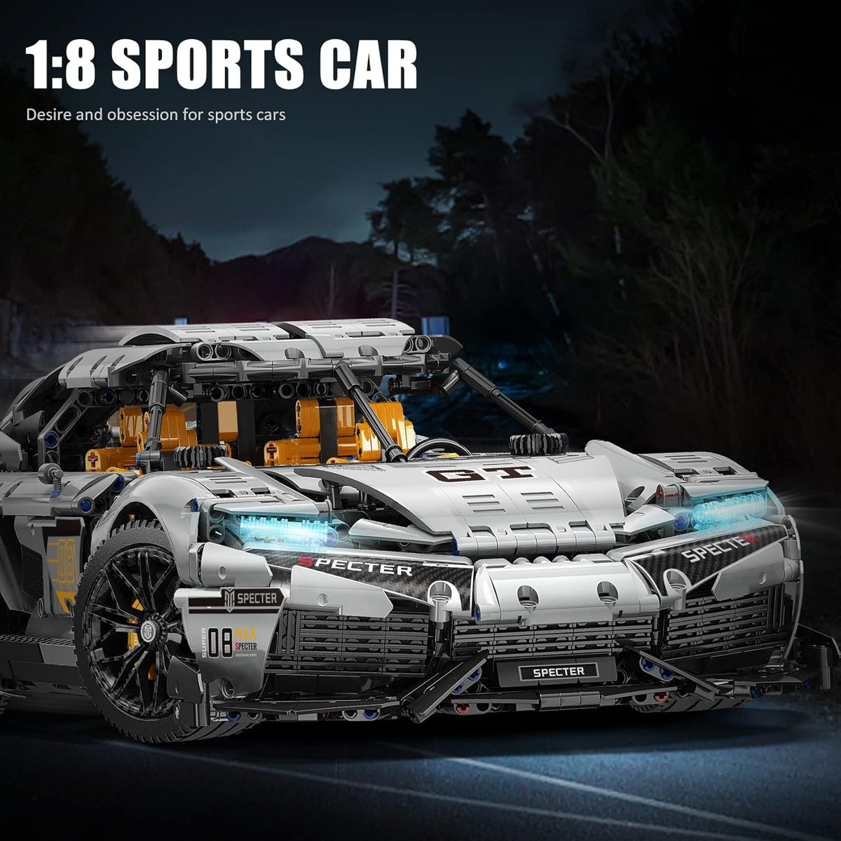 Sports car Building Block Kits 3508 Pieces M81564