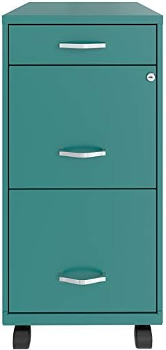 3 Drawer Metal Mobile File Cabinet with Lock H808