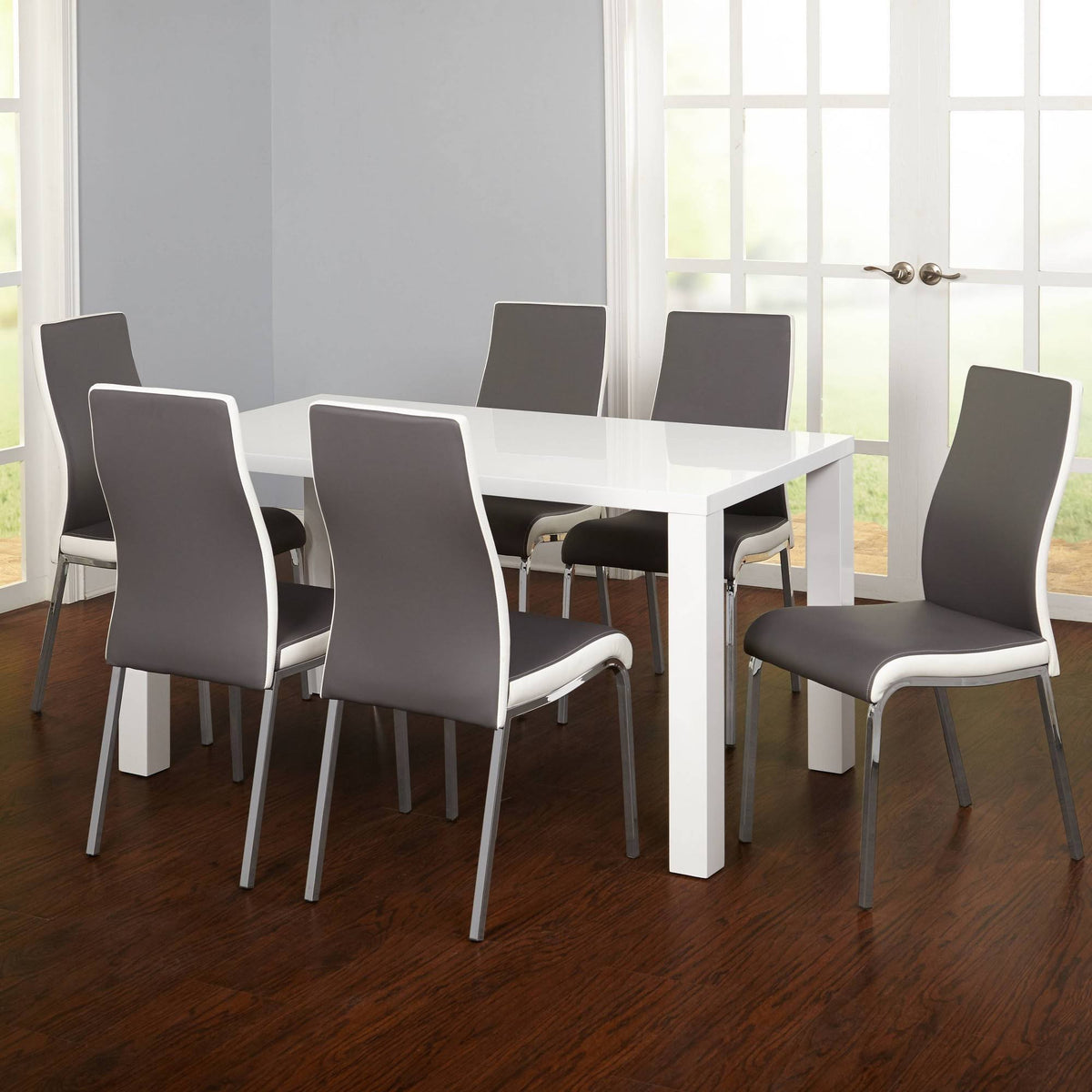 7-Piece Gray Dining Sets O23855