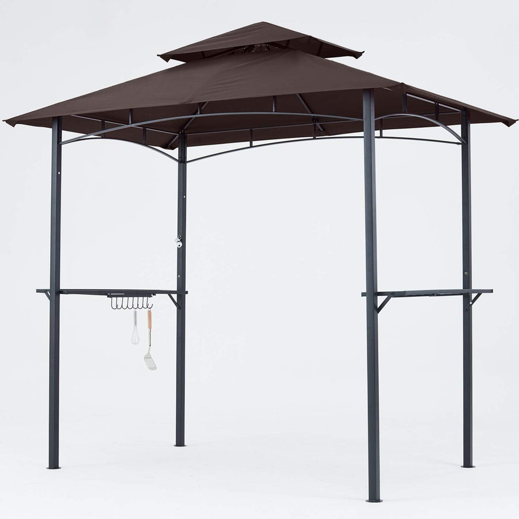 8'x 5' Grill Gazebo with LED Light J52926