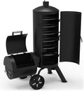 Heavy-Duty Vertical Offset Charcoal Smoker & Grill N357
