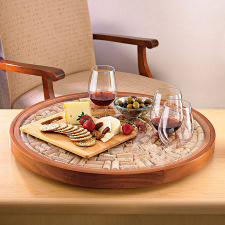 Wine Cork Lazy Susan Kit U929264