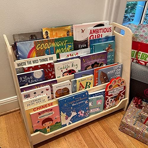 Large Montessori Wooden Bookshelf O33824