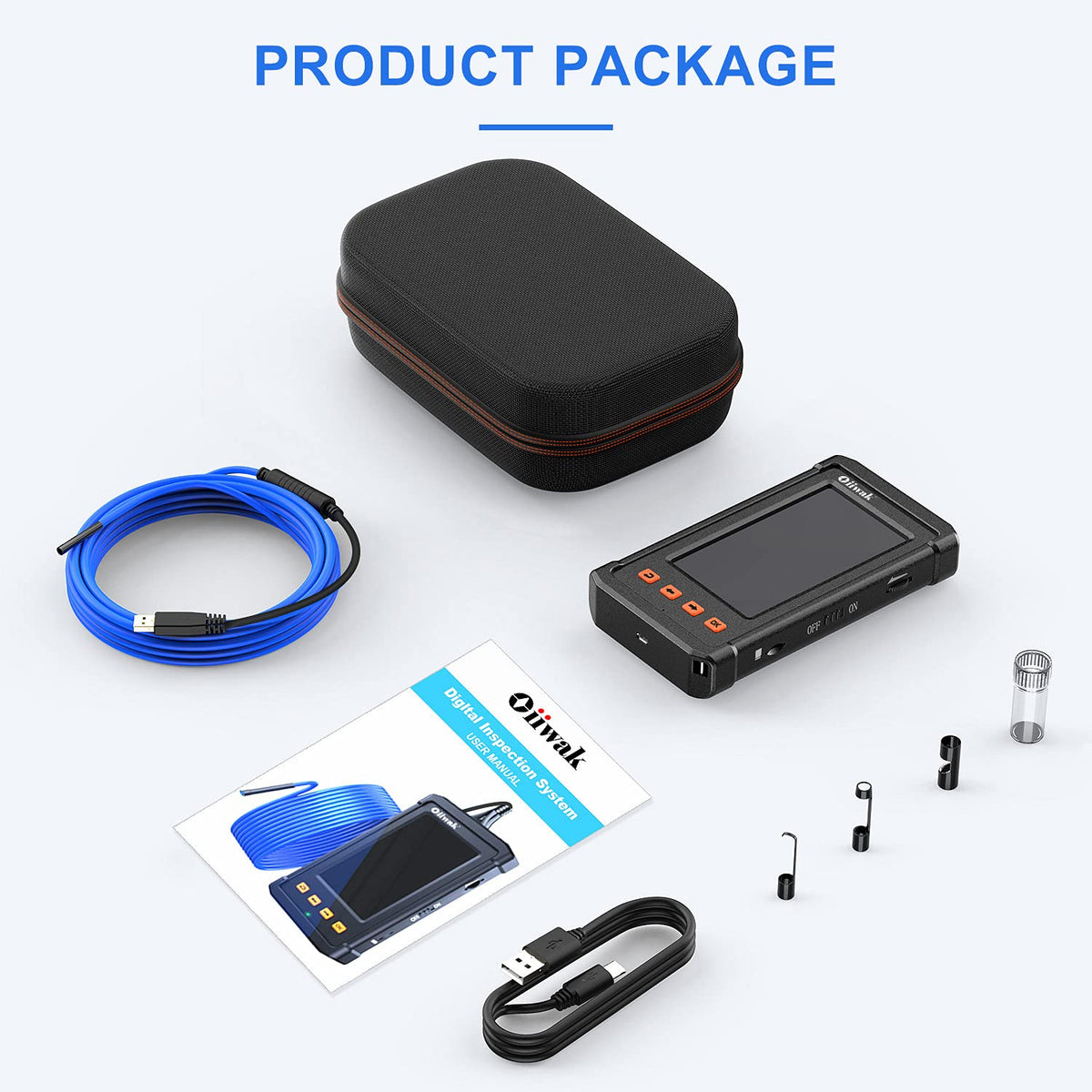 5.5mm Waterproof 1080P HD Borescope Inspection Camera N74039