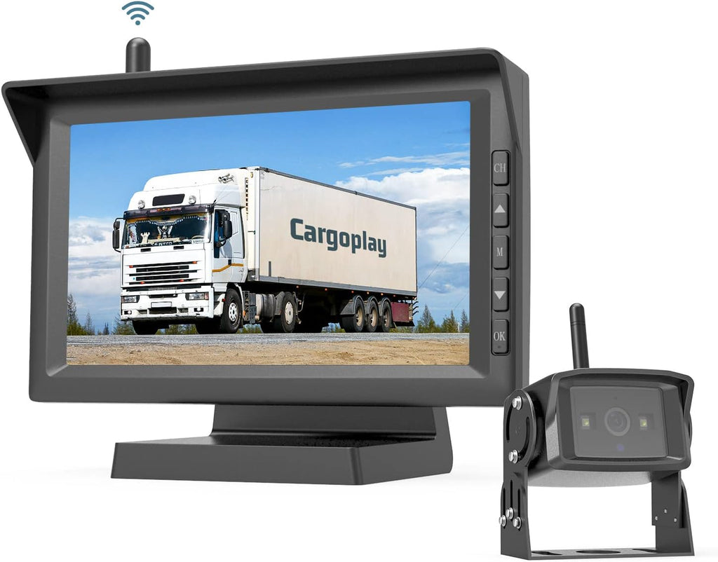 Wireless Backup Camera with 5″ TFT-LCD Monitor R162