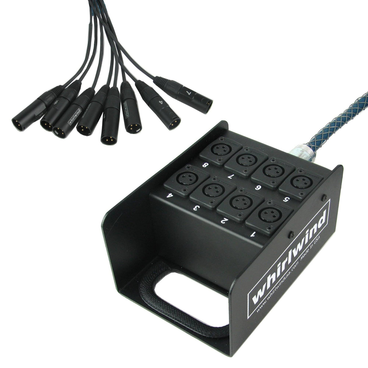 8 XLR Inputs Snake Cable R8283