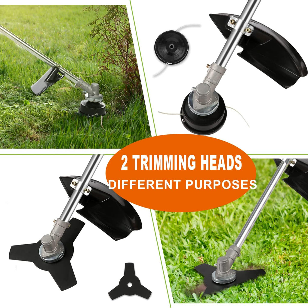 2-in-1 Gas Powered 18 Inch Straight Shaft String Trimmer H62017