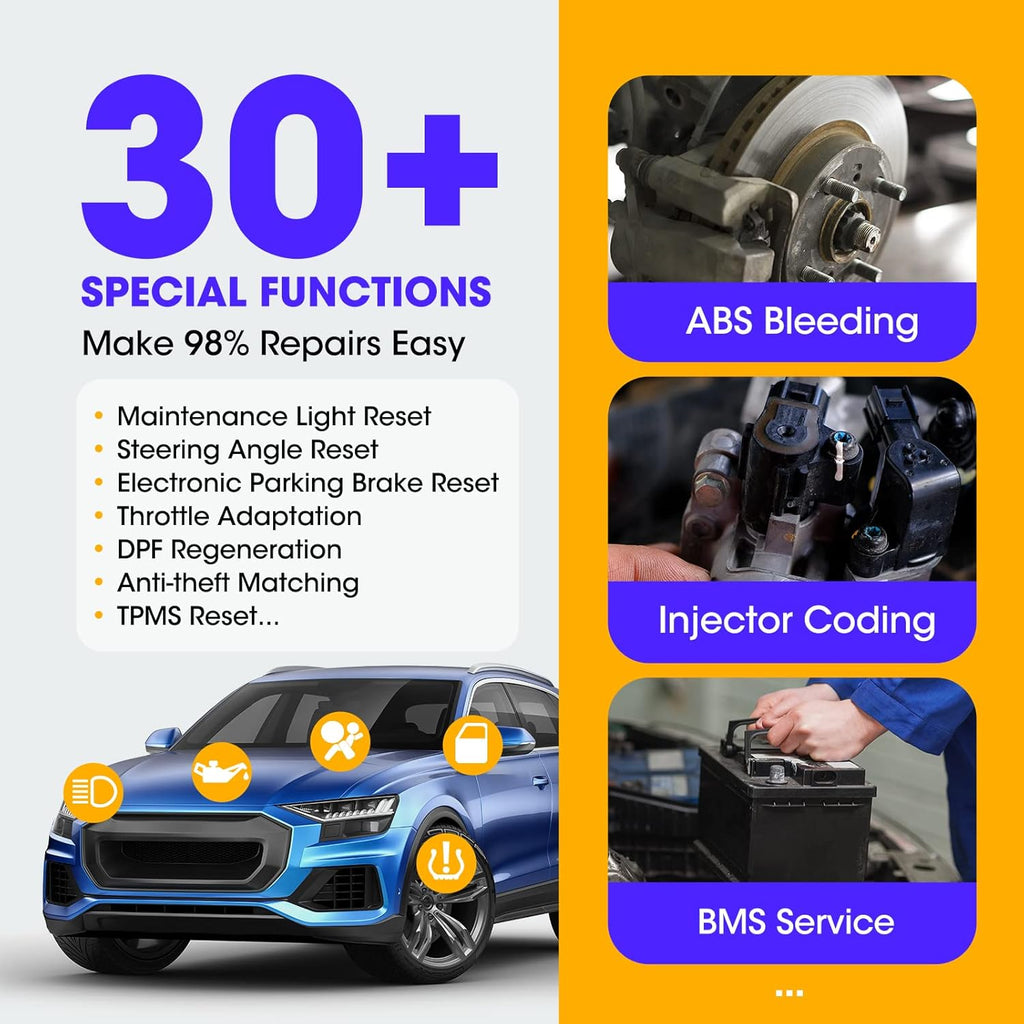 Car Scanner with ECU Coding and TPMS Features P208