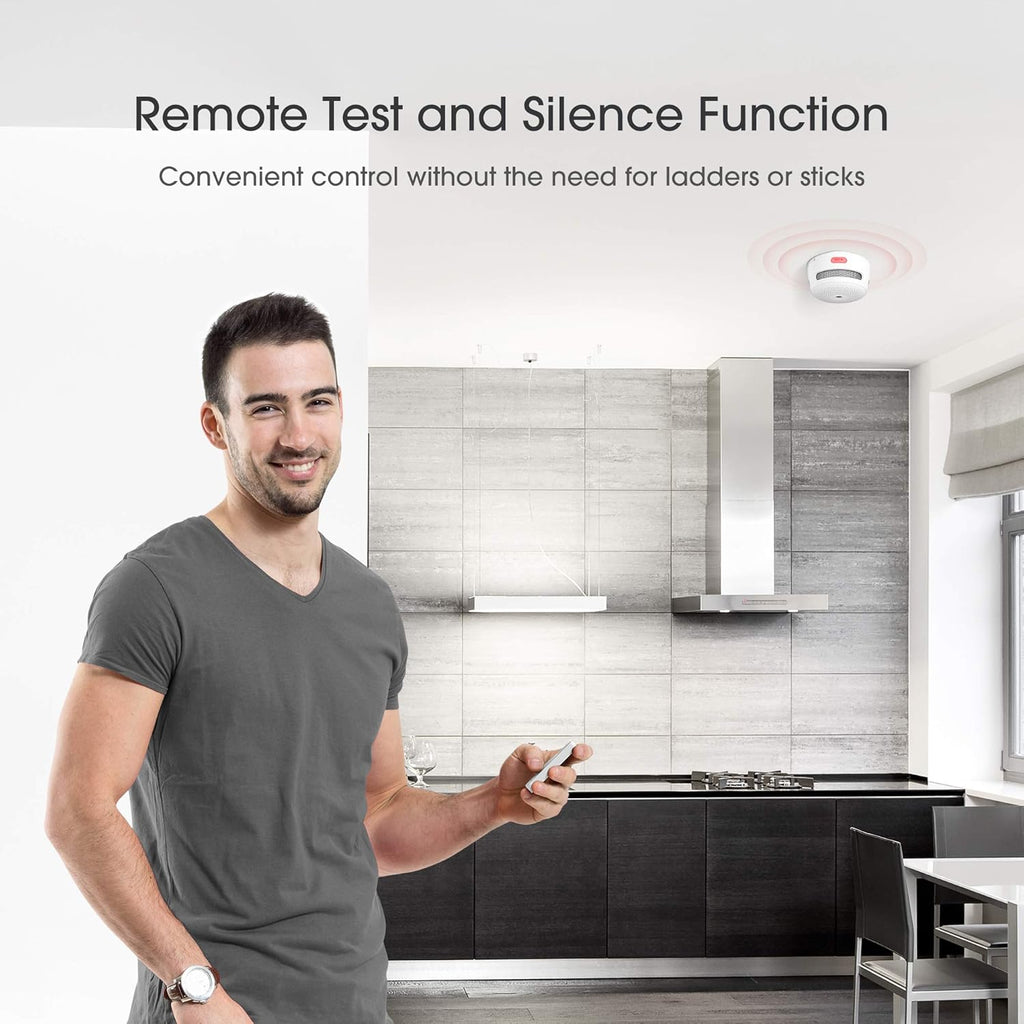 Remote Controller for Wireless Smoke & Carbon Monoxide Detector Alarms L9504