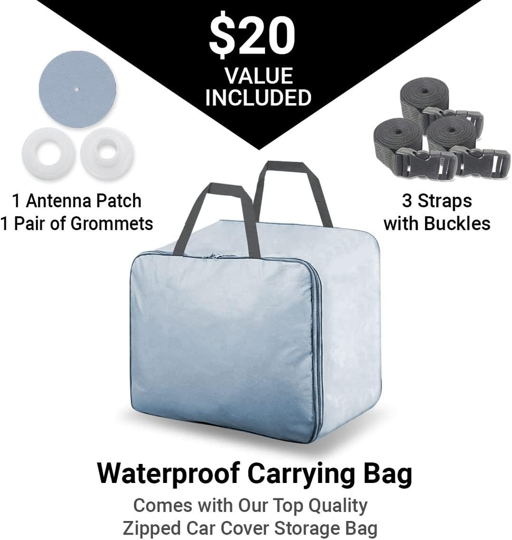 Waterproof All Weather Car Cover with Straps F166591