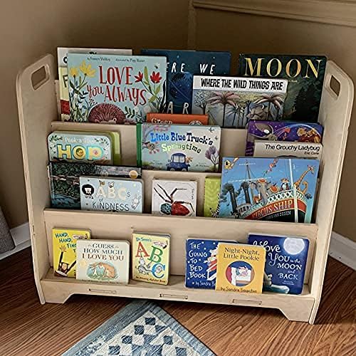 Large Montessori Wooden Bookshelf O33824