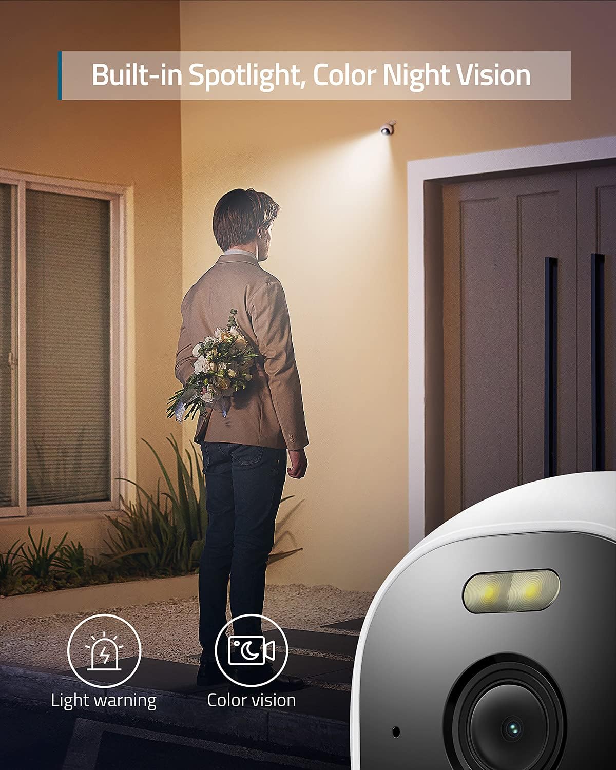 2K Wired Outdoor Security Camera W355