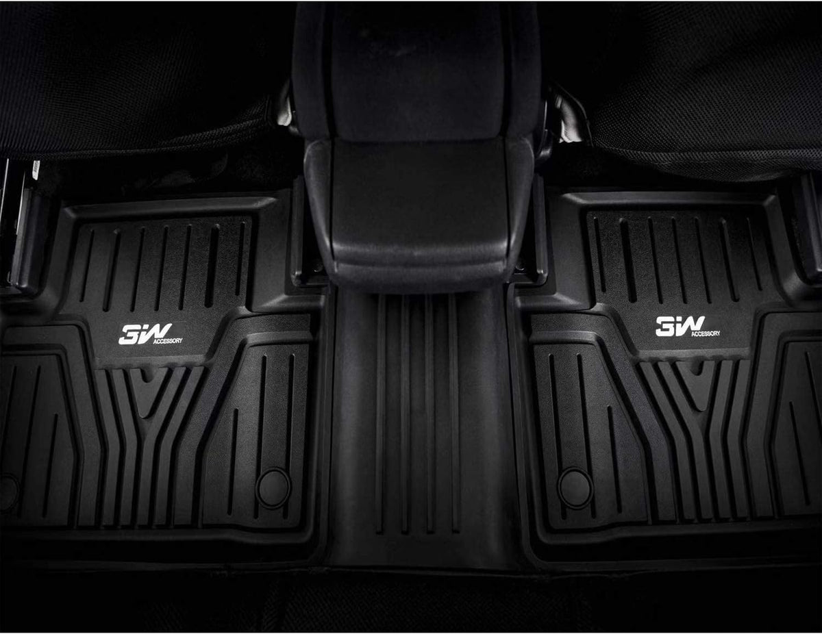 Black TPE All Weather Floor Mats Full Set B292