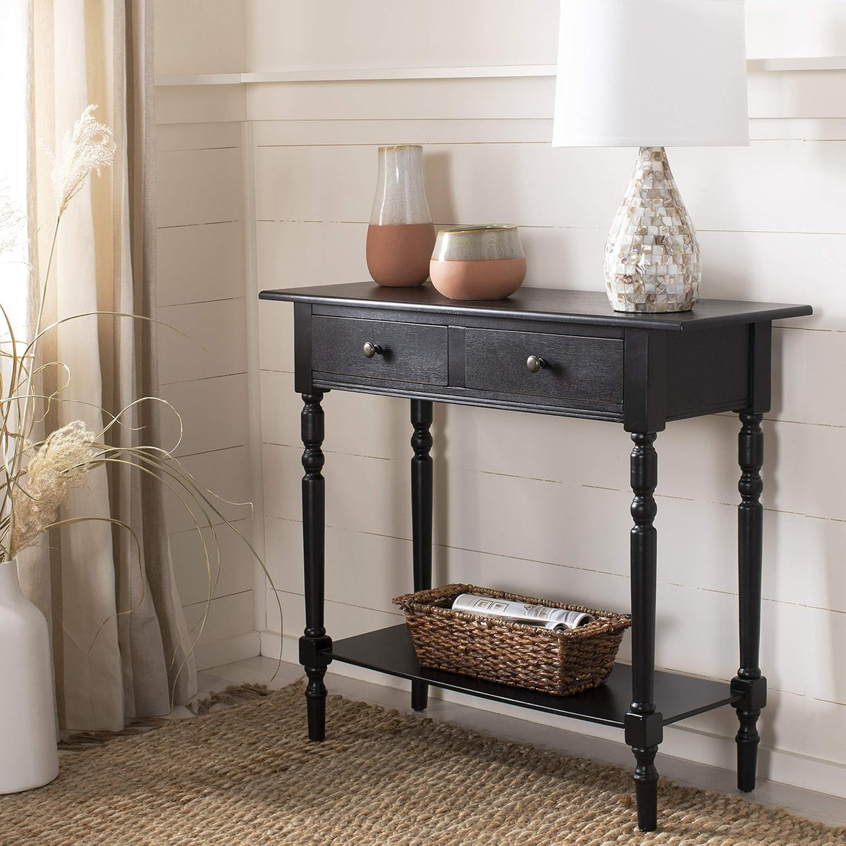 Dark Cherry Console Table B552