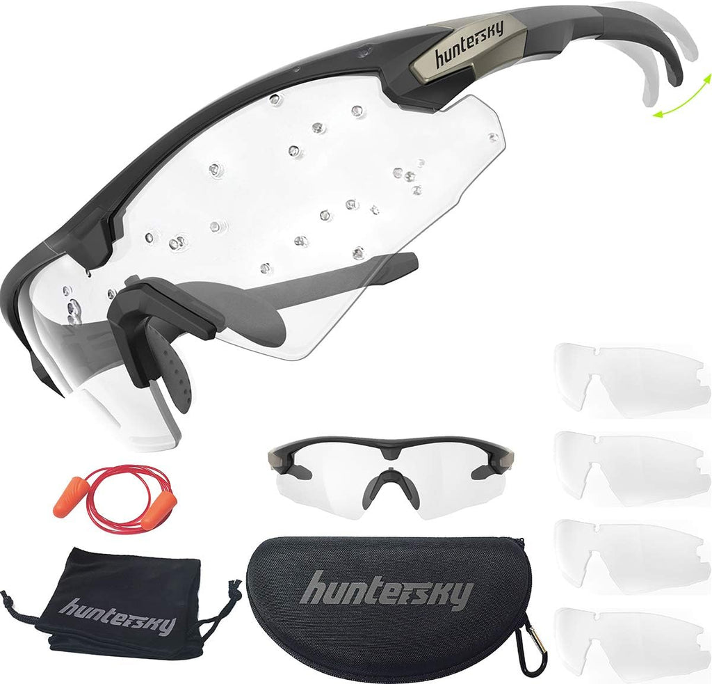 Tactical Shooting Glasses Ballistic Impact Protection Pack of 2 H608