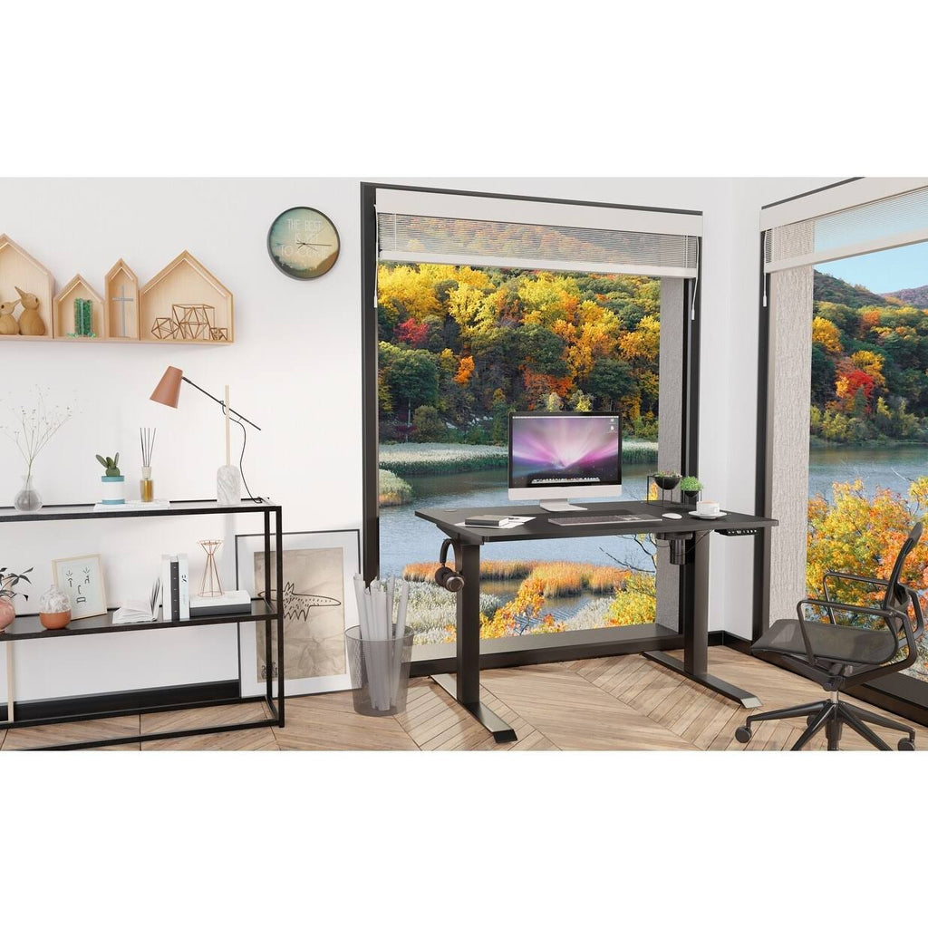Black 48 x 24 Height Adjustable Electric Standing Desk Y7352