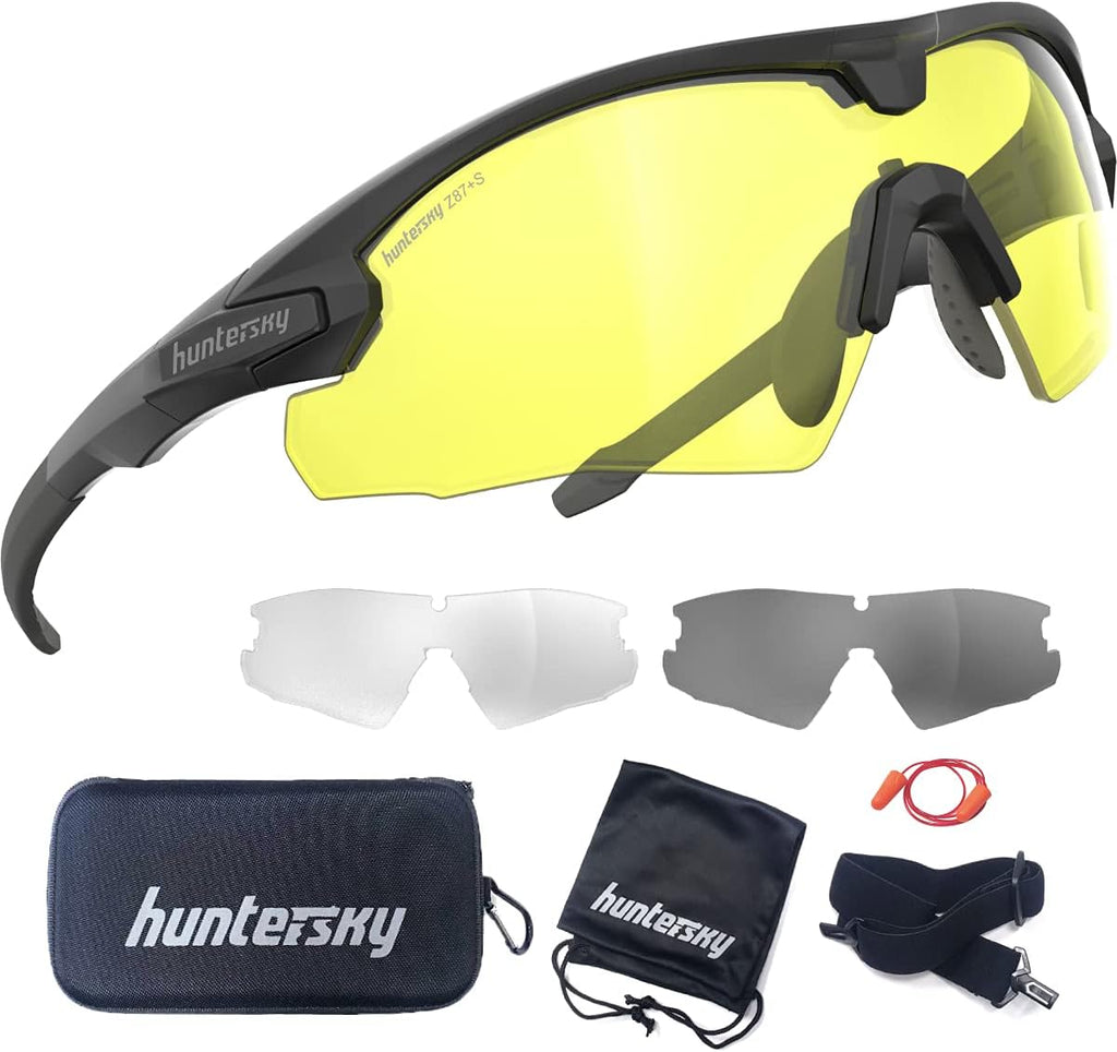 Tactical Shooting Glasses Ballistic Impact Protection Pack of 2 H608