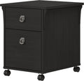 Black 2 Drawer Mobile File Cabinet A169822