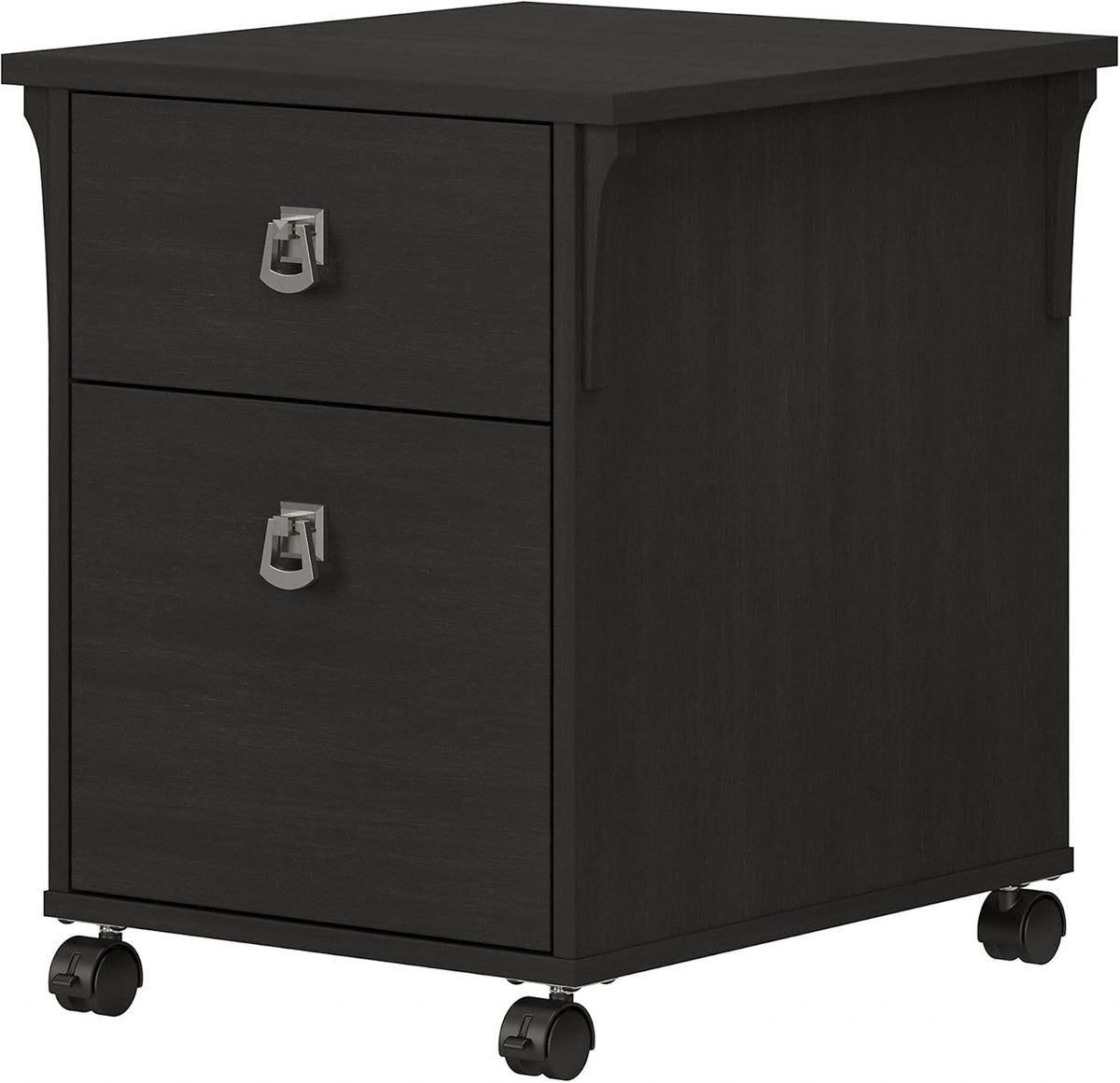 Black 2 Drawer Mobile File Cabinet A169822
