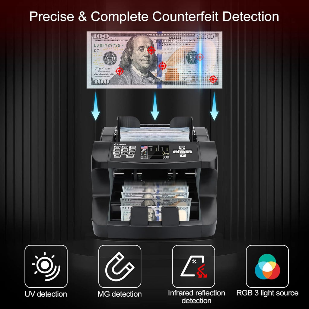 Money Counter Machine Mixed Denomination J2277