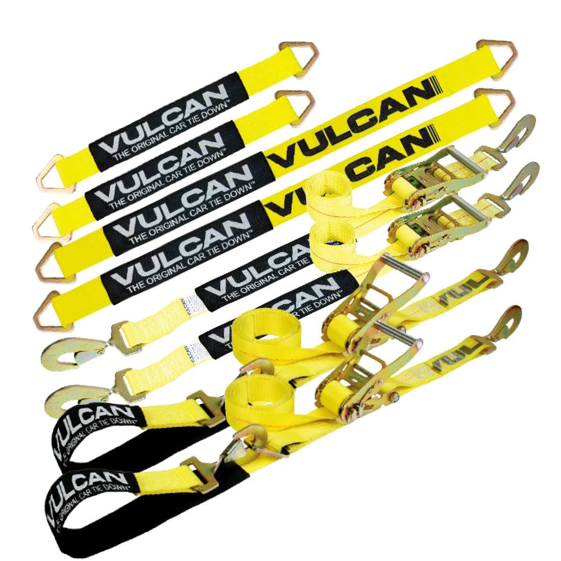 Axle Tie Down Kit with Axle Straps and Snap Hook V33248