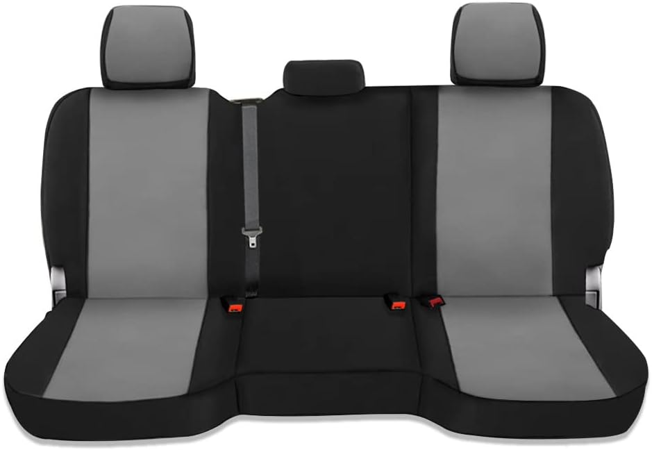 Custom Fit Dodge Ram 1500 2500 3500 Pickup Truck Neoprene Front Seat Covers Gray Black Q376135