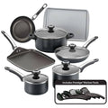 Black 17-Piece Cookware Set with Lids K83680