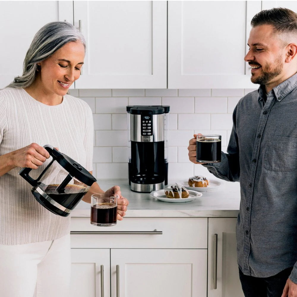 14-Cup Programmable Coffee Maker with Glass Carafe and Permanent Filter H458688