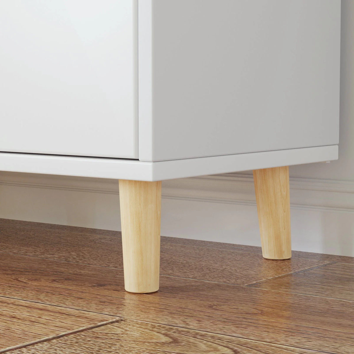 White 6 Drawer Wood Dresser Y2234