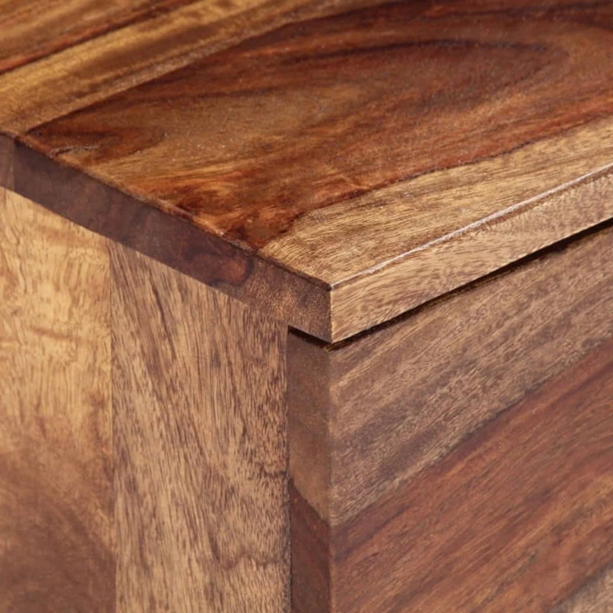 Solid Sheesham Wood TV Cabinet L8253