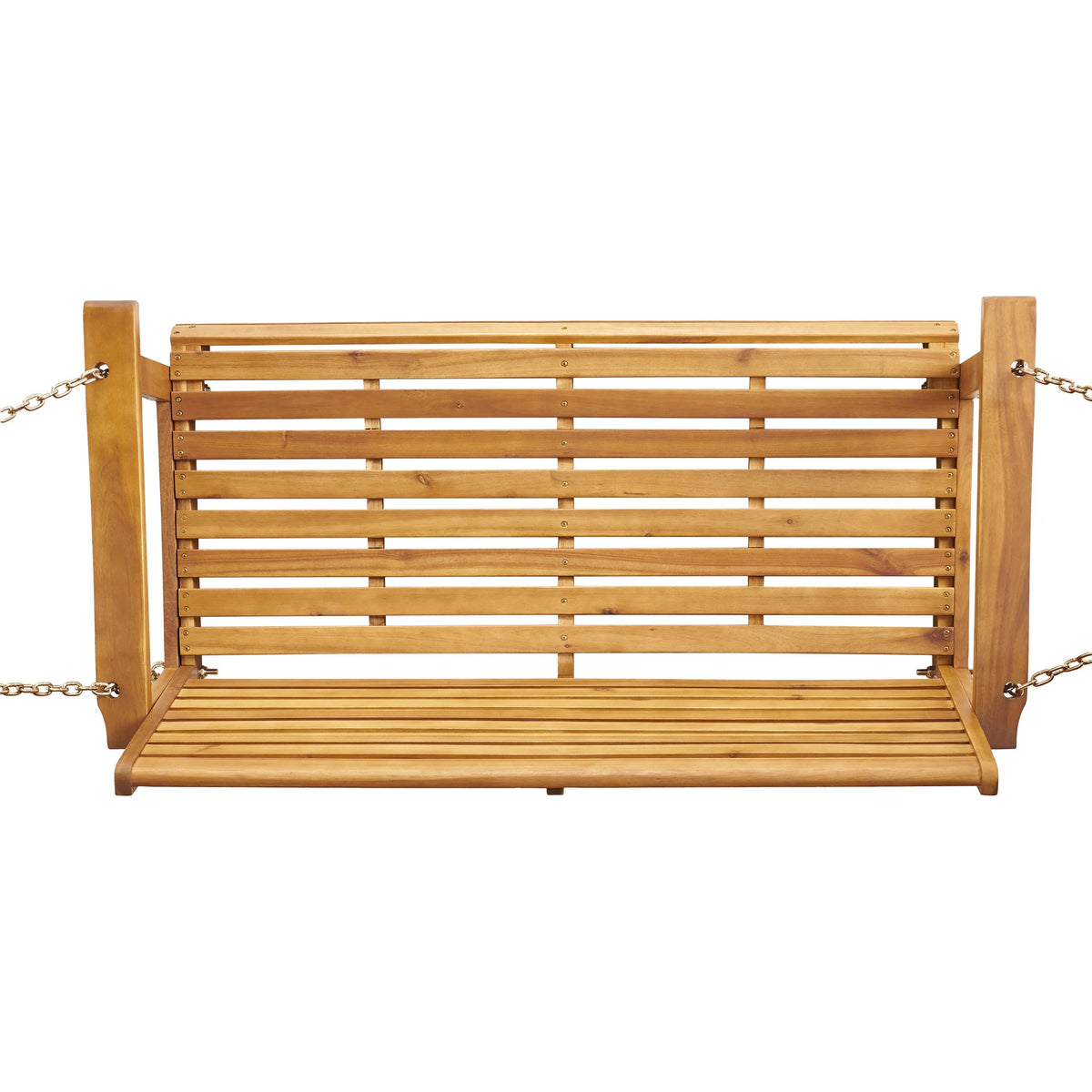 Teak Acacia Wood Outdoor Porch Swing B69158