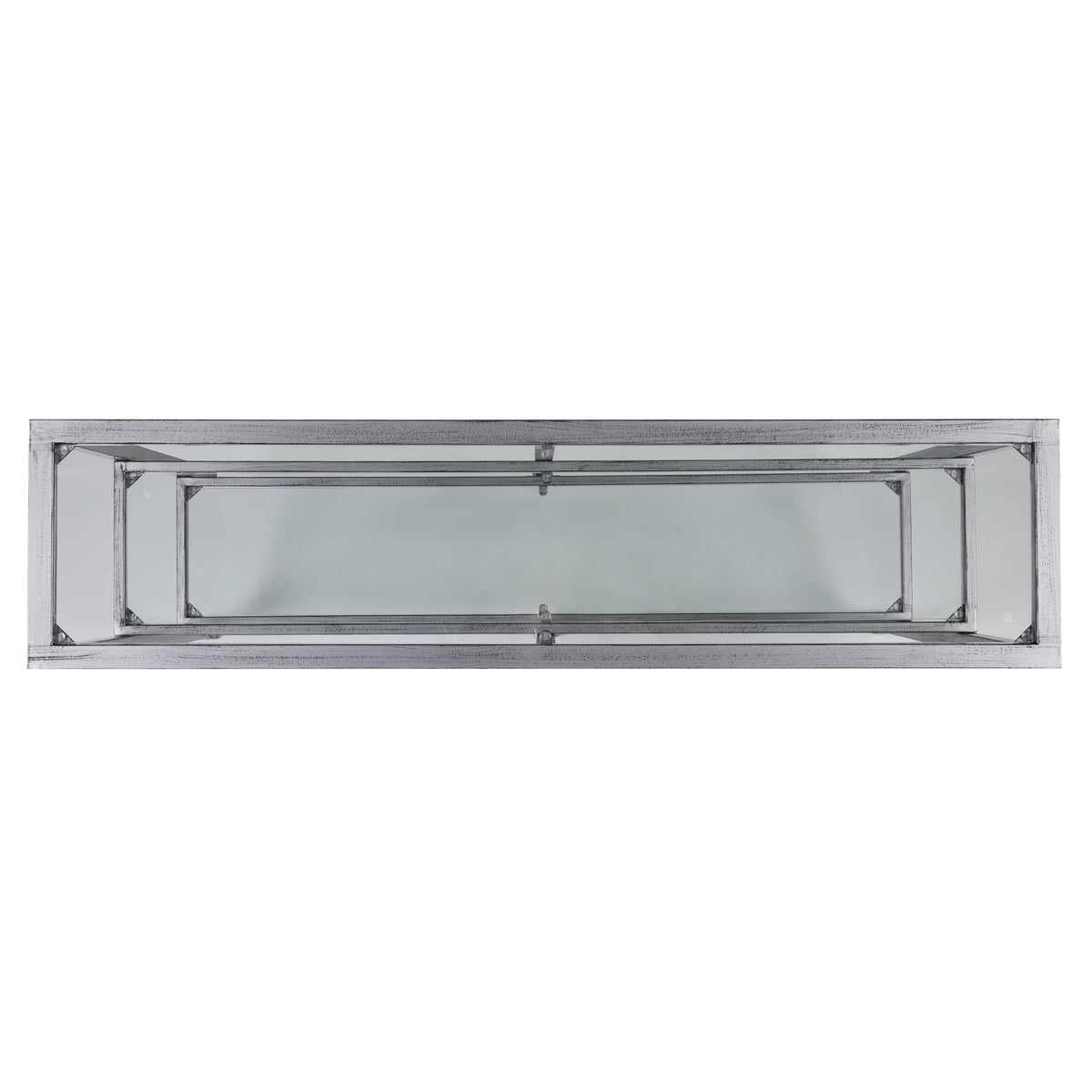 Metal Glass 3-Tier Console Table M224