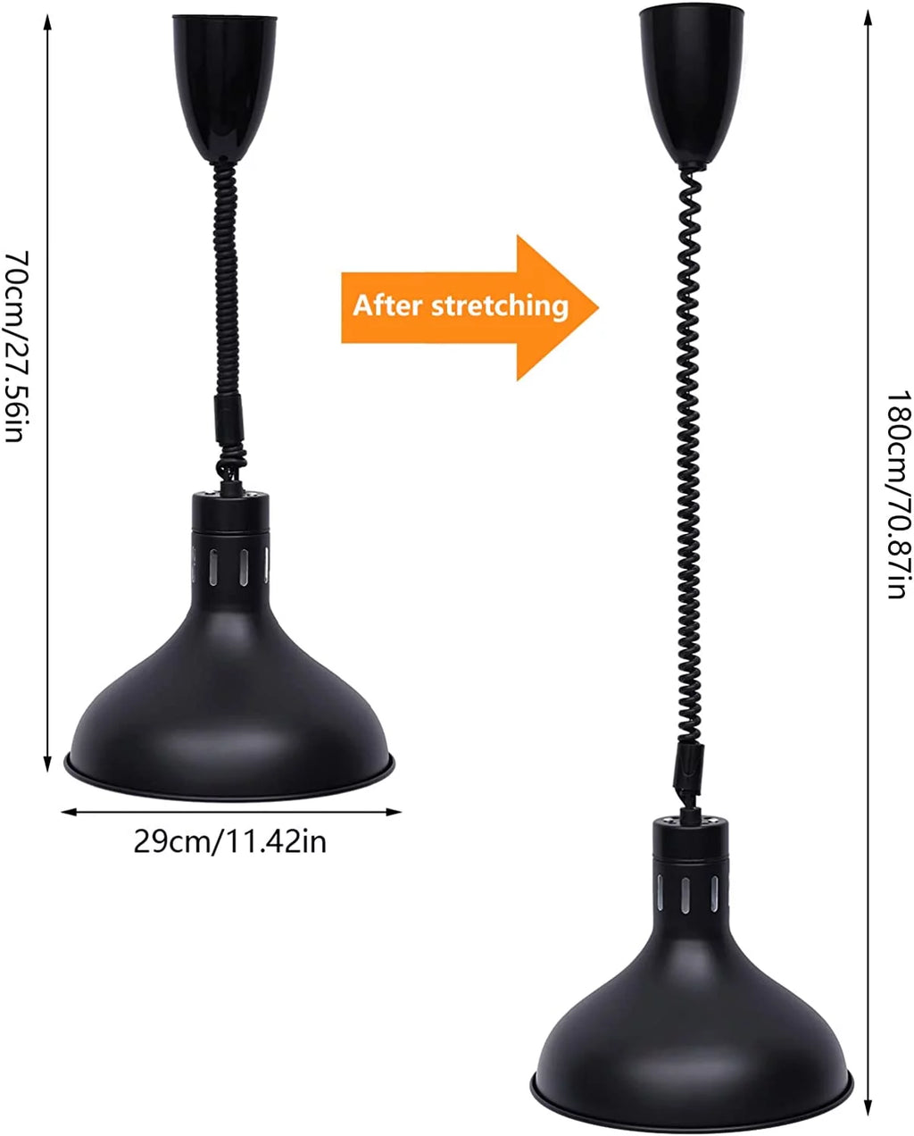250W Hanging Food Heat Lamp H338043