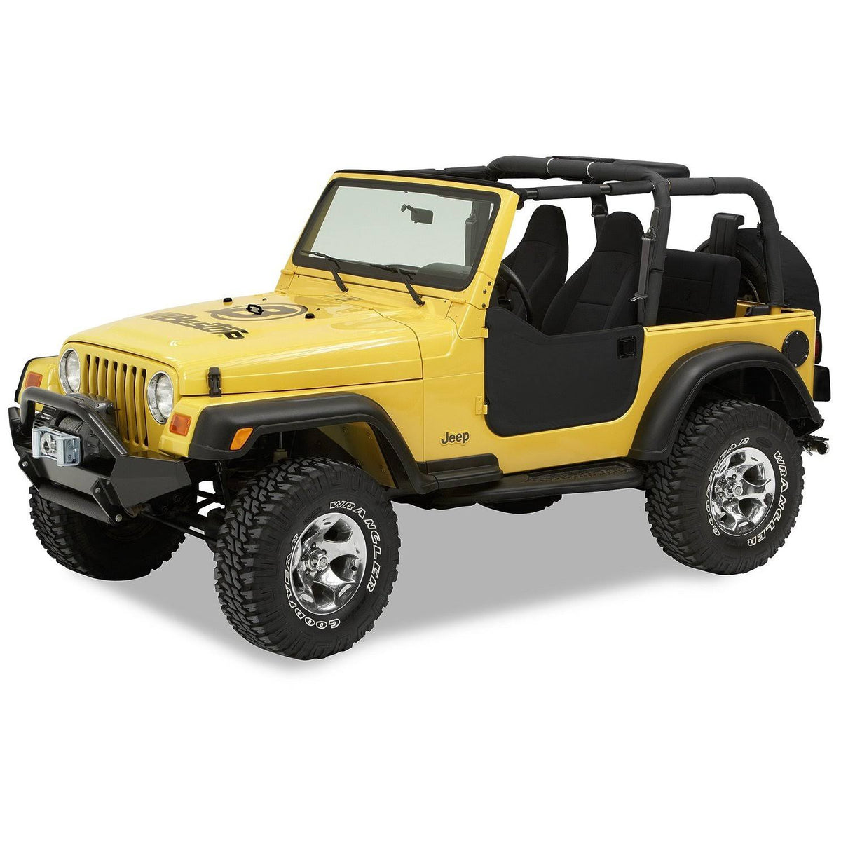 Black Soft Lower Half Doors M4698