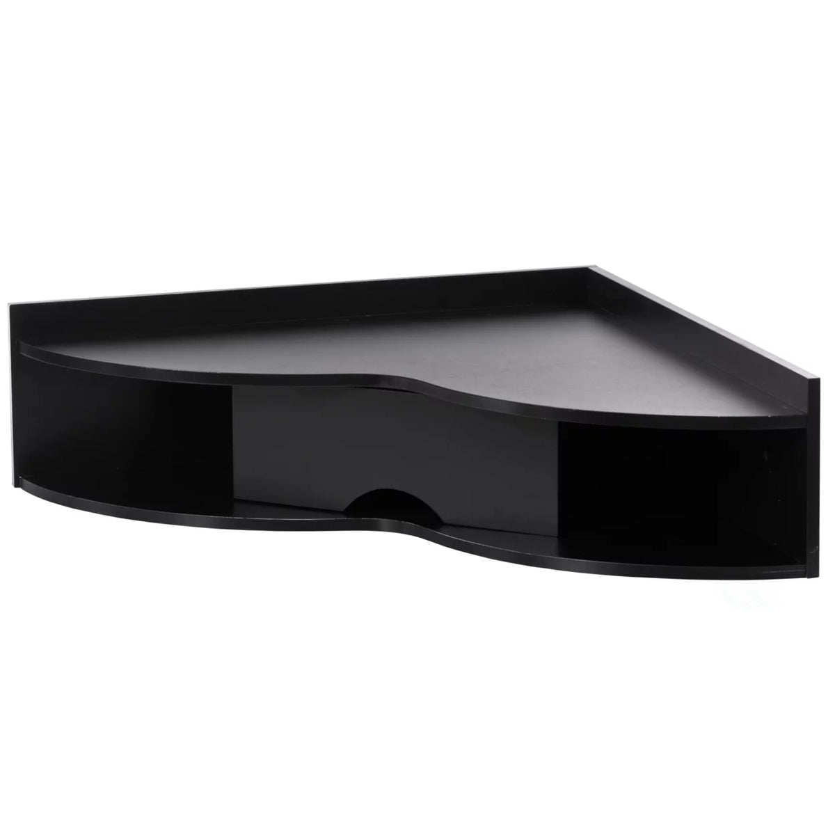 Heart Shaped Corner Desk with Drawer and Two Shelves G24481