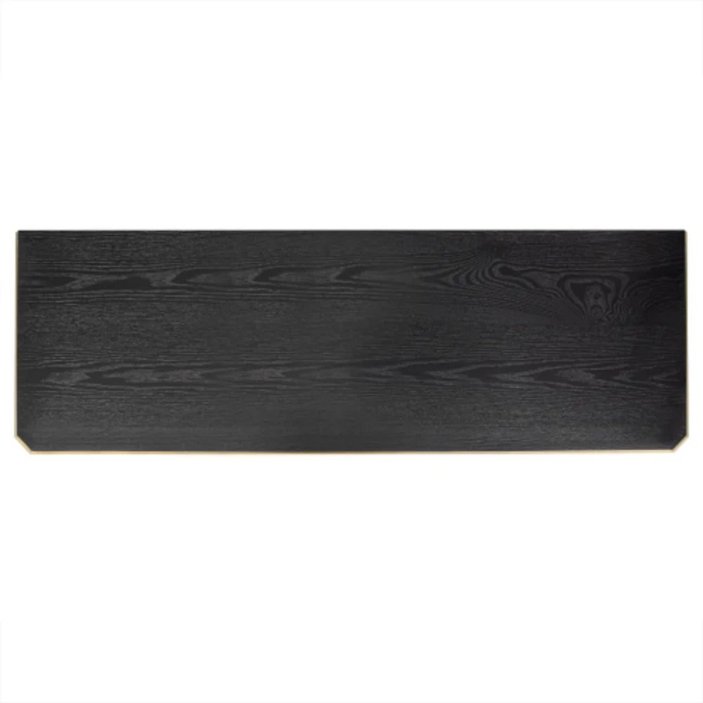 Black Storage Cabinet with 2 Doors W198