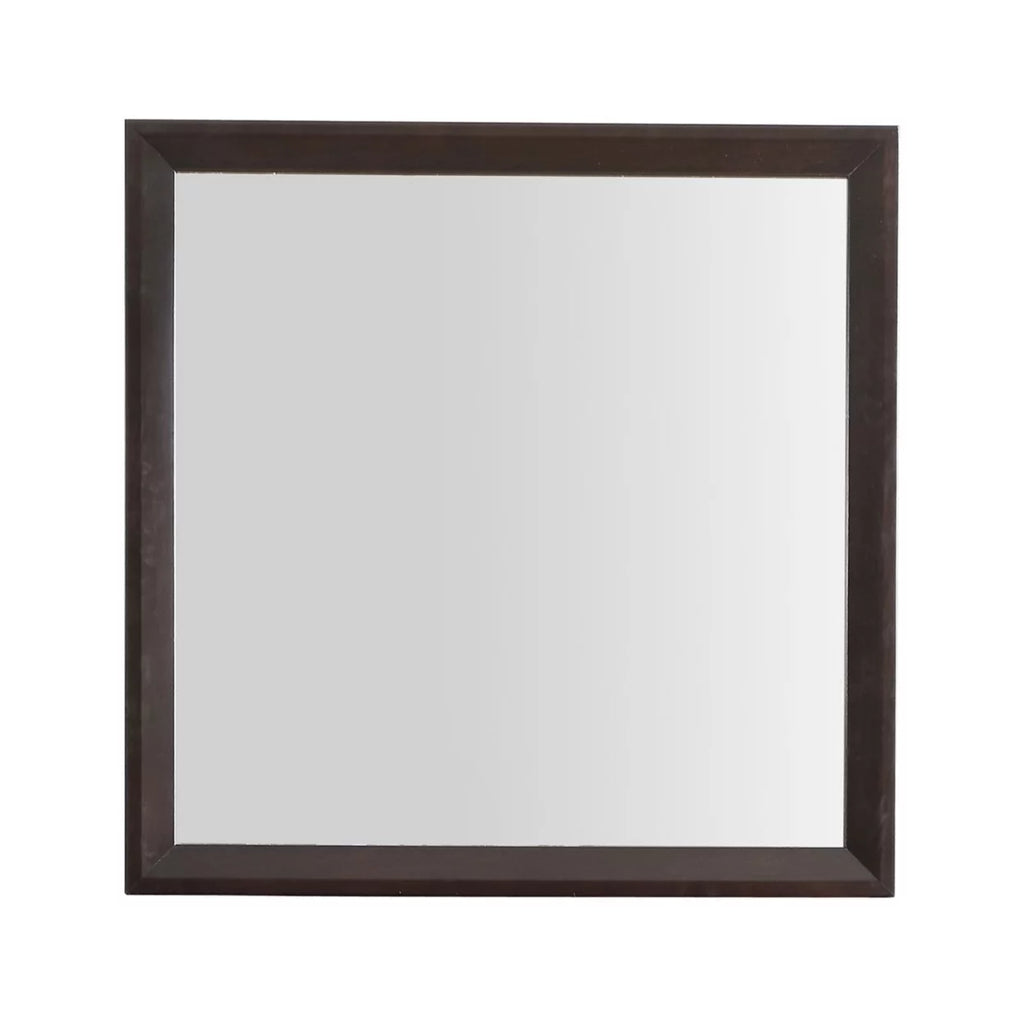 Espresso Square Framed Dresser Mirror Q7775