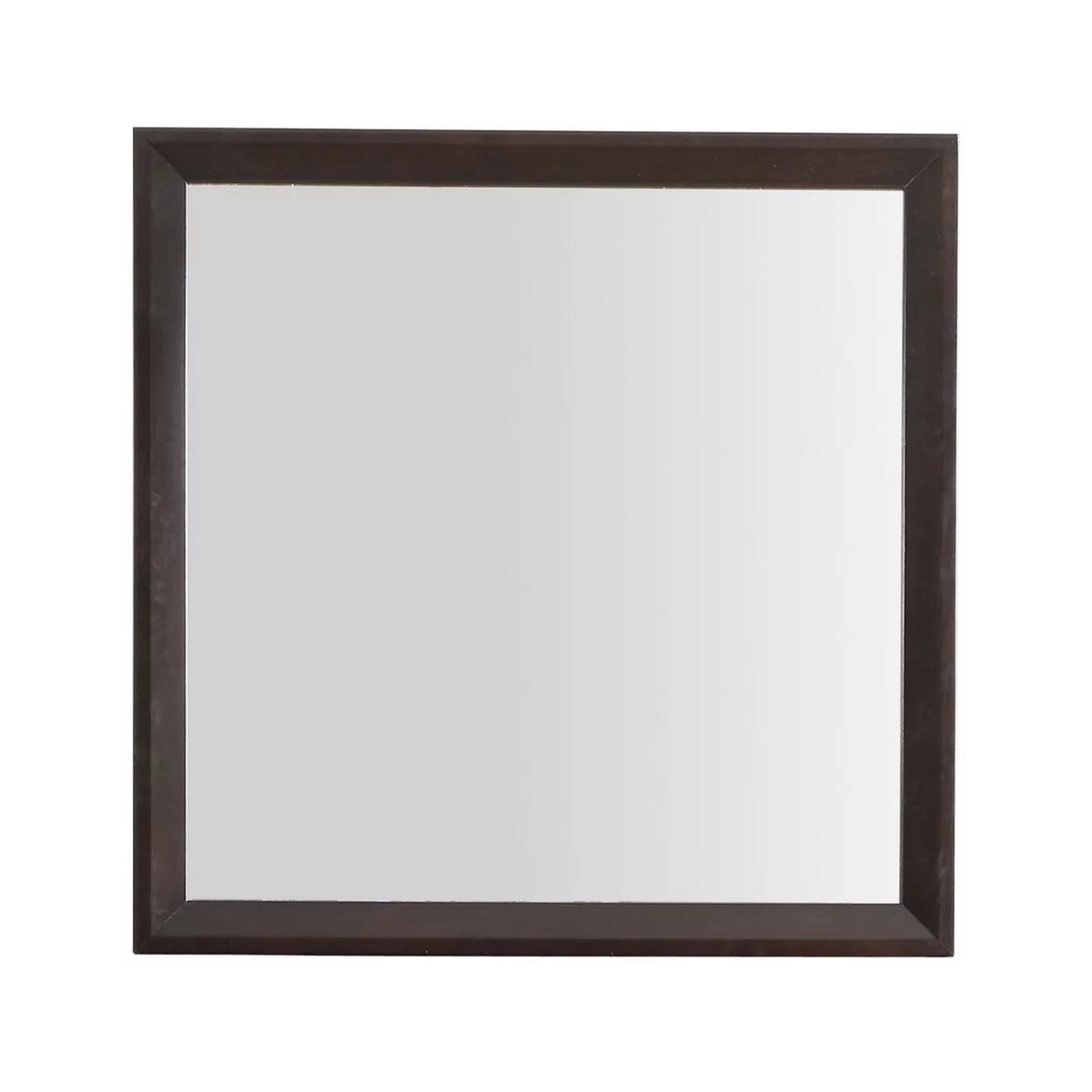 Espresso Square Framed Dresser Mirror Q7775