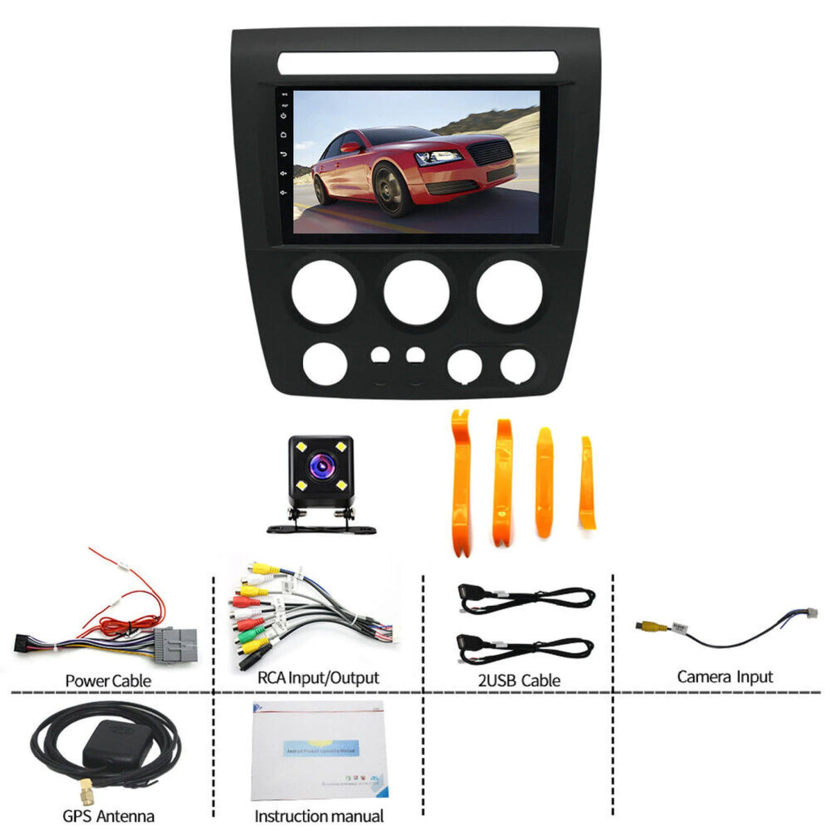 9'' Android 12 Carplay Car Radio Player Stereo GPS X9645