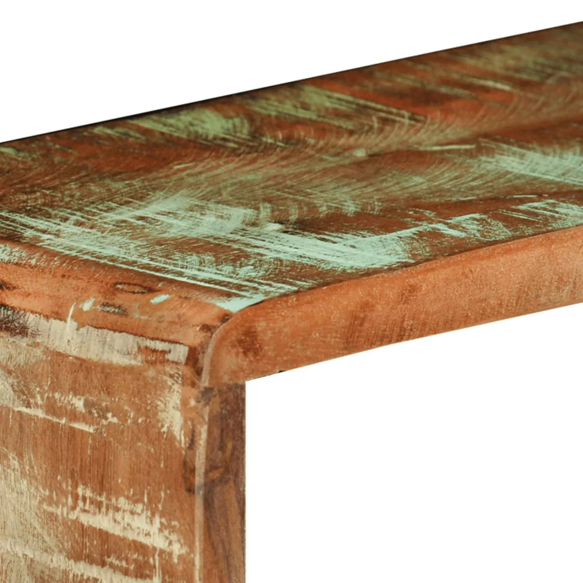 3 Piece Solid Reclaimed Wood Wall Cube Shelf Set S9108