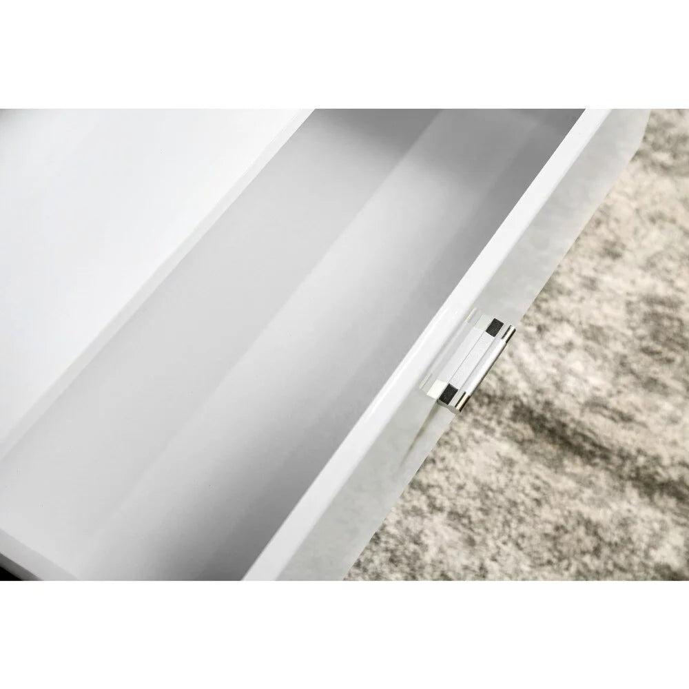 Glass 1-Shelf Coffee Table V670118