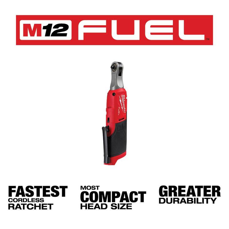 12V Lithium-Ion Brushless Cordless 3/8 in. and 1/4 in. Ratchets O825