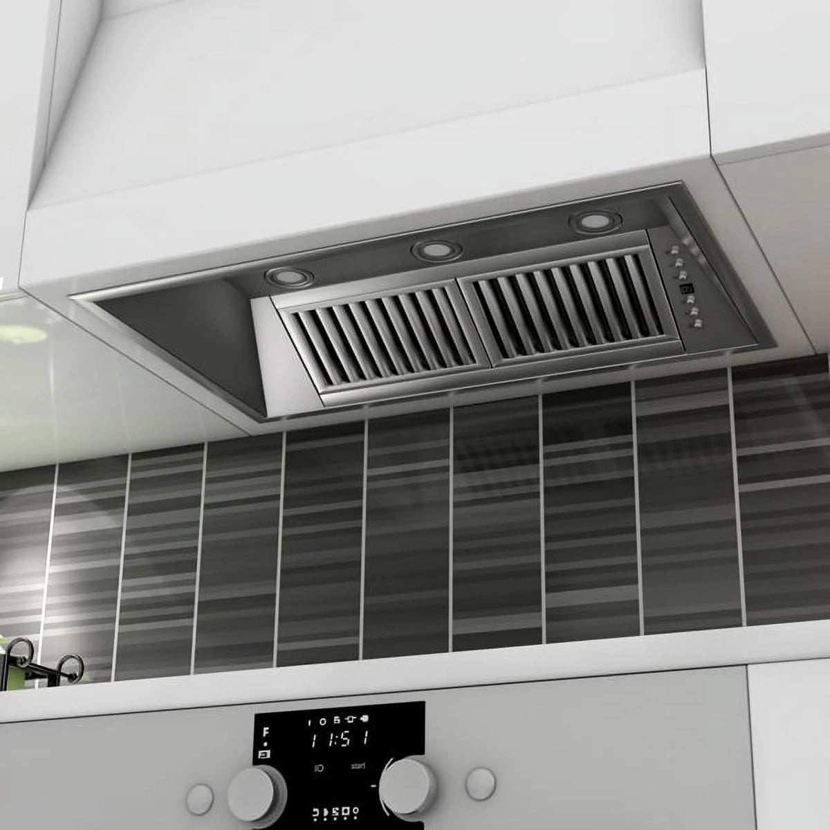 40 in. 1200 CFM Stainless Steel Range Hood Insert T38117