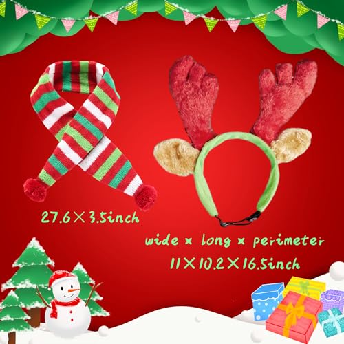 Christmas Reindeer Antler Headband for Dog A55545