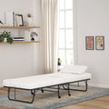 Folding Rollaway Guest Bed with 5 Inch Mattress, Twin I678