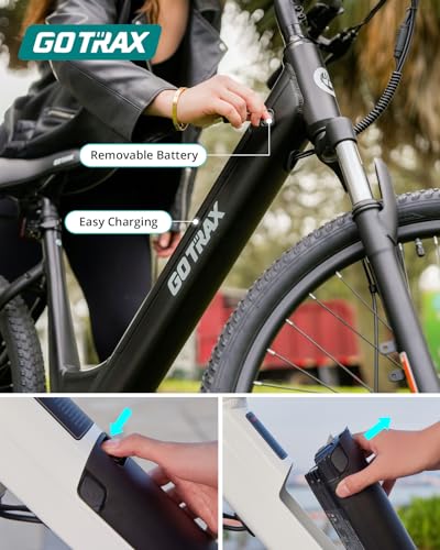26" Electric Bike 500W 7-Speed Step-Thru Bicycle K319