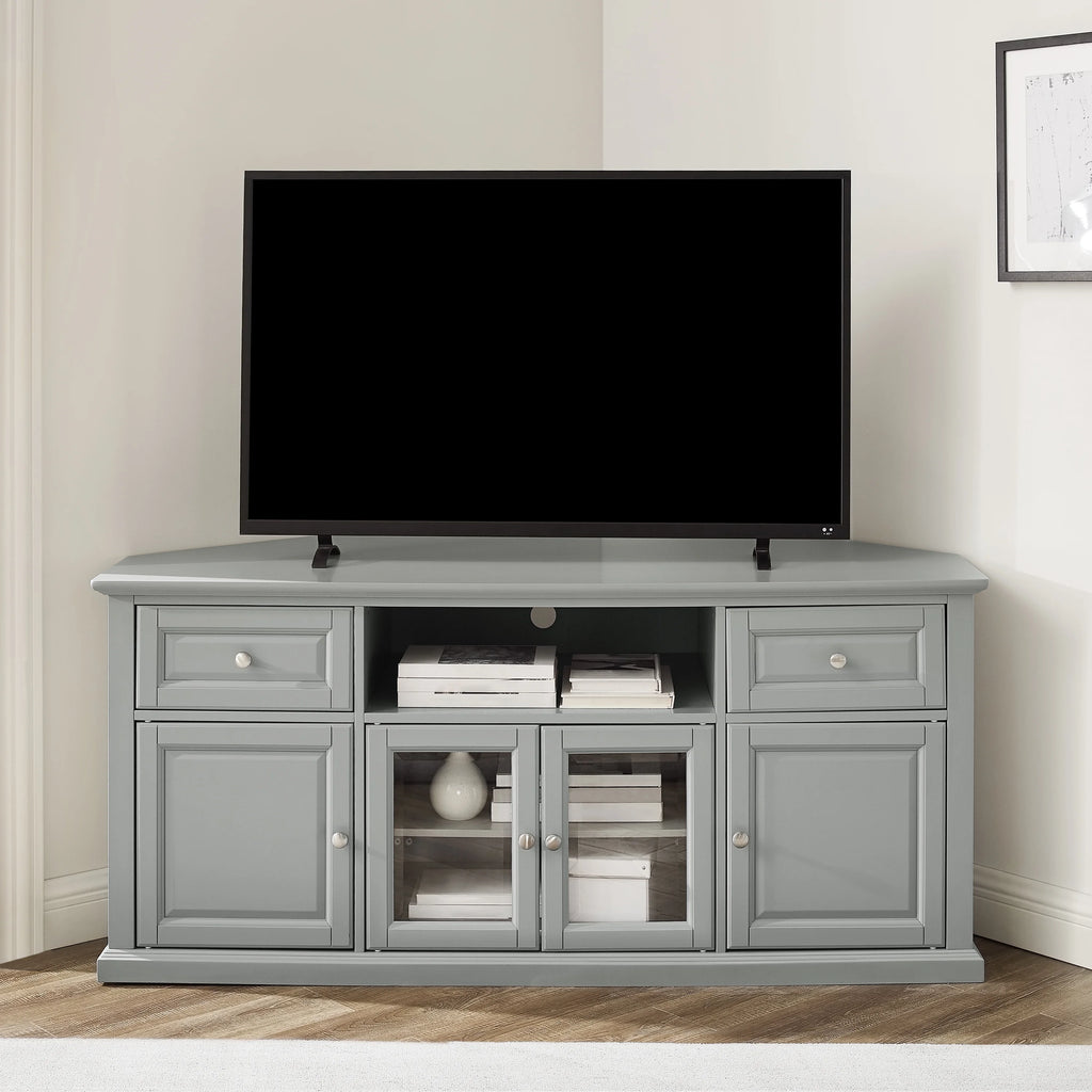 Gray Wood TV Stand P369